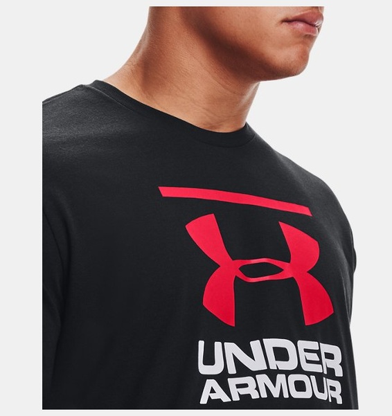 Siyah Erkek UA GL Foundation Kısa Kollu T-shirt