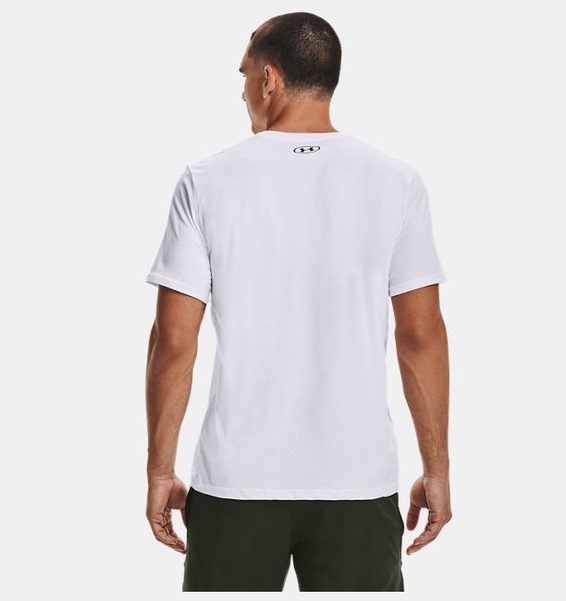 Beyaz Erkek UA GL Foundation Kısa Kollu T-shirt