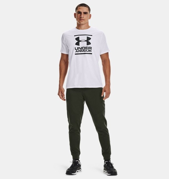 Beyaz Erkek UA GL Foundation Kısa Kollu T-shirt