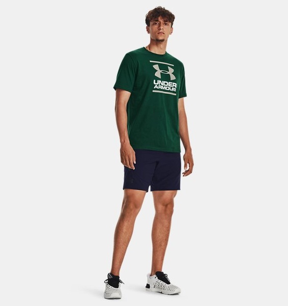 Yeşil Erkek UA GL Foundation Kısa Kollu T-shirt