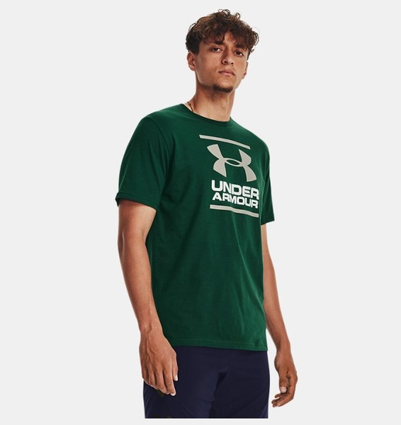 Yeşil Erkek UA GL Foundation Kısa Kollu T-shirt