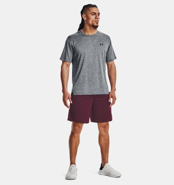 Kırmızı Erkek UA Tech Mesh Şort