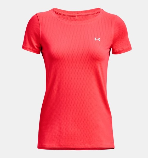 Pembe Kadın UA Tech Mesh Kısa Kollu T-shirt