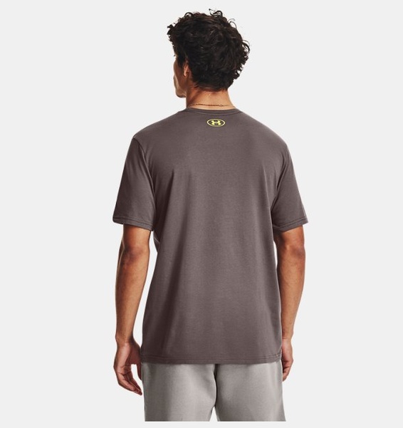 Gri Erkek UA Boxed Sportstyle Kısa Kollu T-shirt