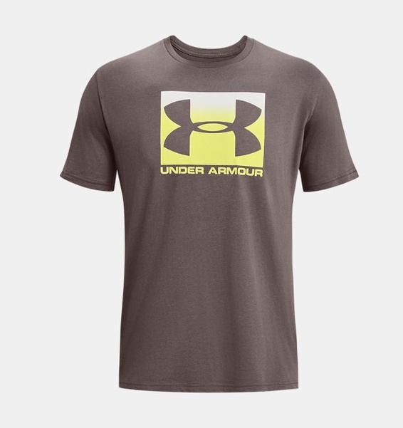 Gri Erkek UA Boxed Sportstyle Kısa Kollu T-shirt