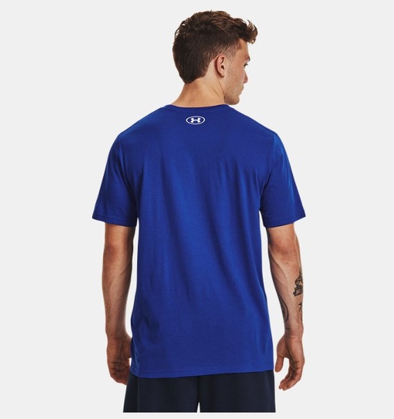 Mavi Erkek UA Sportstyle Logo Kısa Kollu T-shirt