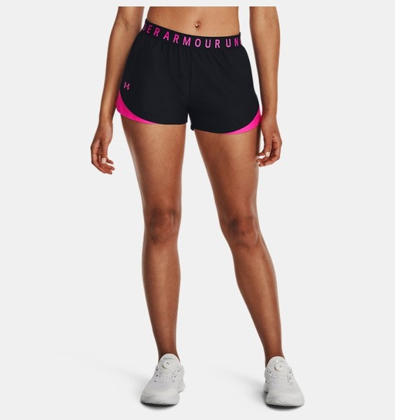 Siyah Kadın UA Play Up 3.0 Şort