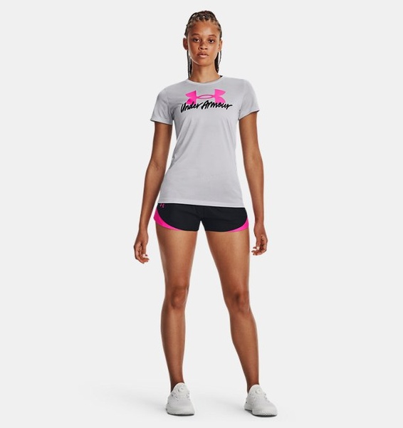 Siyah Kadın UA Play Up 3.0 Şort