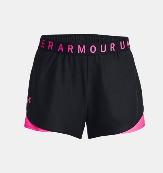 Siyah Kadın UA Play Up 3.0 Şort