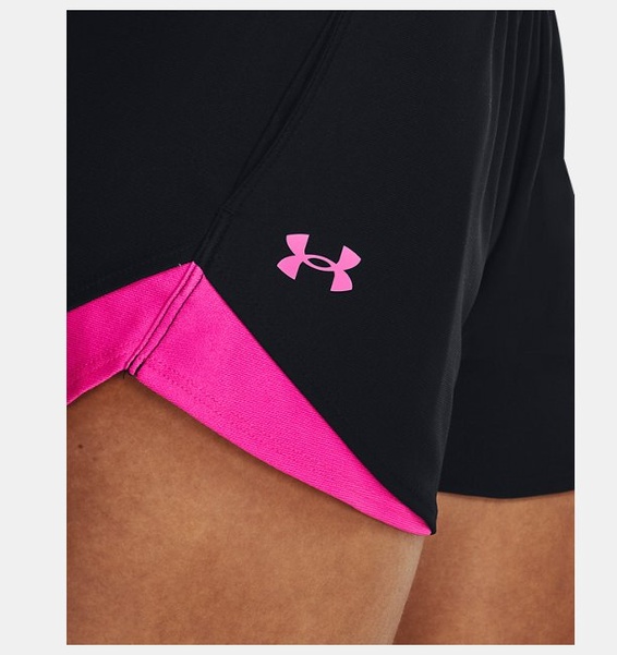 Siyah Kadın UA Play Up 3.0 Şort