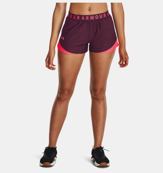 Kırmızı Kadın UA Play Up 3.0 Şort