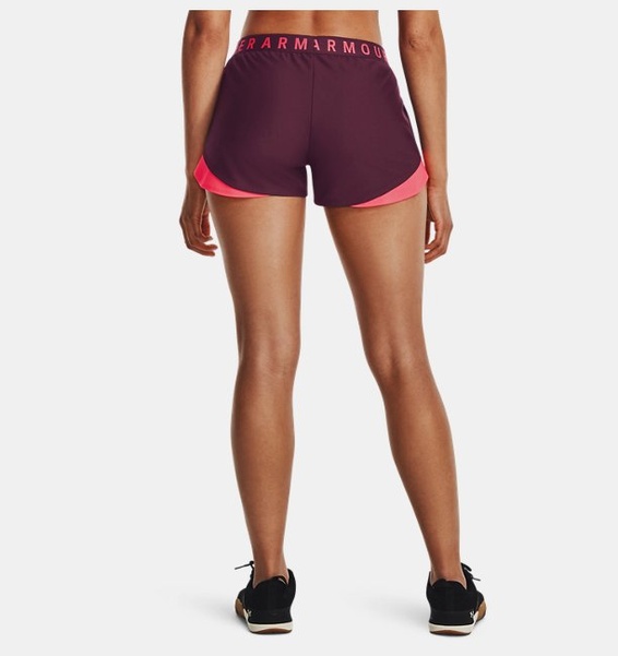 Kırmızı Kadın UA Play Up 3.0 Şort