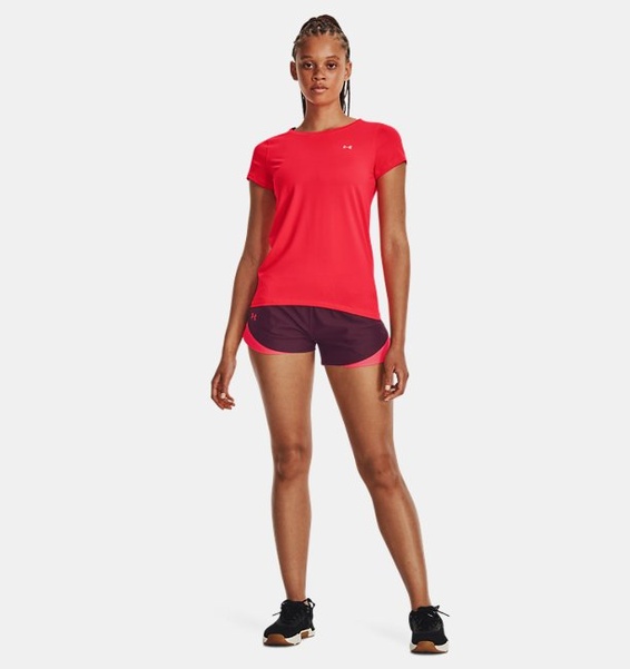 Kırmızı Kadın UA Play Up 3.0 Şort