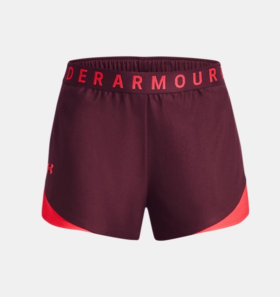 Kırmızı Kadın UA Play Up 3.0 Şort