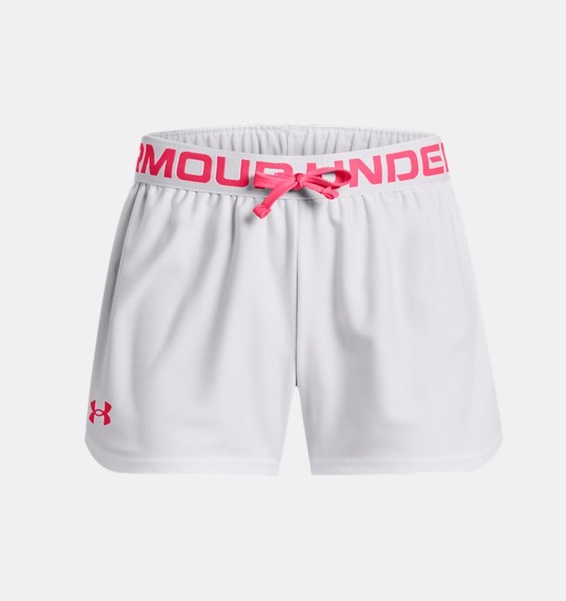 Beyaz Kız Çocuk UA Play Up Şort