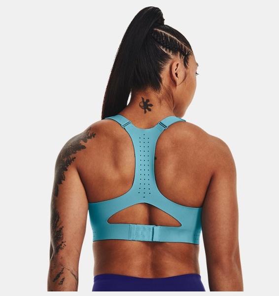 Mavi Kadın UA Uplift High Spor Sütyeni