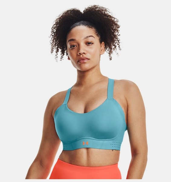 Mavi Kadın UA Uplift High Spor Sütyeni