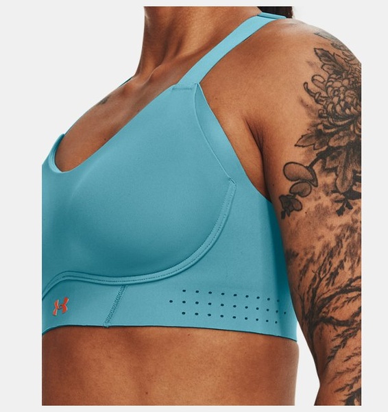 Mavi Kadın UA Uplift High Spor Sütyeni