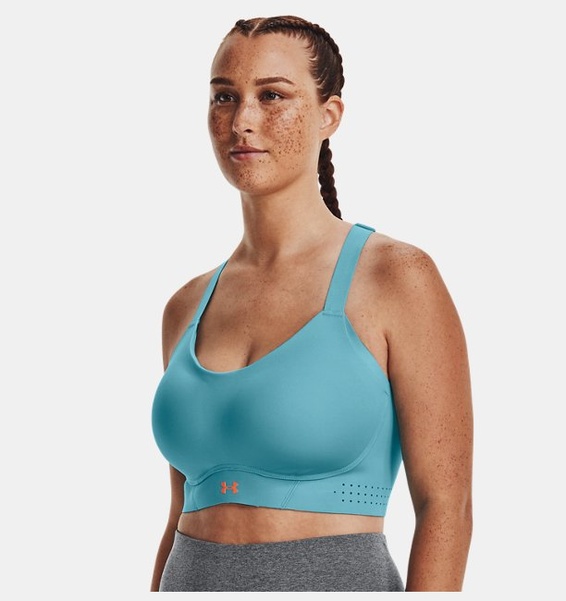 Mavi Kadın UA Uplift High Spor Sütyeni