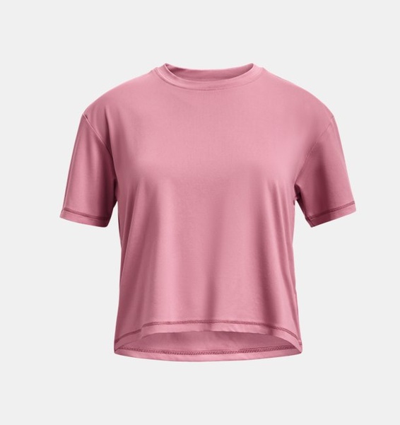 Pembe Kız Çocuk UA Motion Kısa Kollu