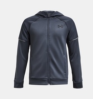 Erkek Çocuk UA Storm Armour Fleece® Tam Boy Fermuarlı Kapüşonlu Üst