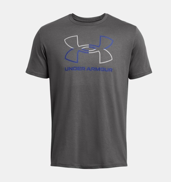 Gri Erkek UA GL Foundation Update Kısa Kollu T-shirt