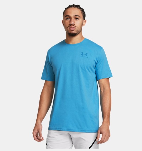 Mavi Erkek UA Sportstyle LC Kısa Kollu T-shirt
