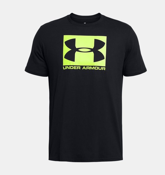Siyah Erkek UA Boxed Sportstyle Kısa Kollu T-shirt