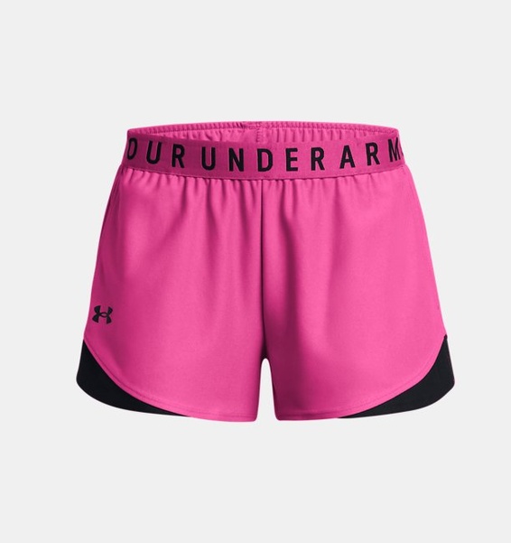 Pembe Kadın UA Play Up 3.0 Şort