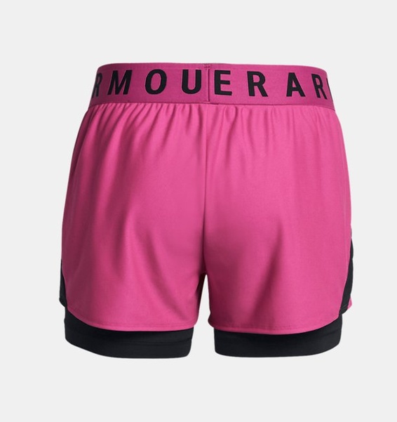 Pembe Kadın UA Play Up 2-in-1 Şort