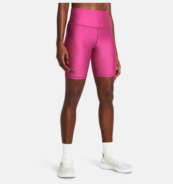 Pembe Kadın HeatGear® Armour Bisiklet Şortu