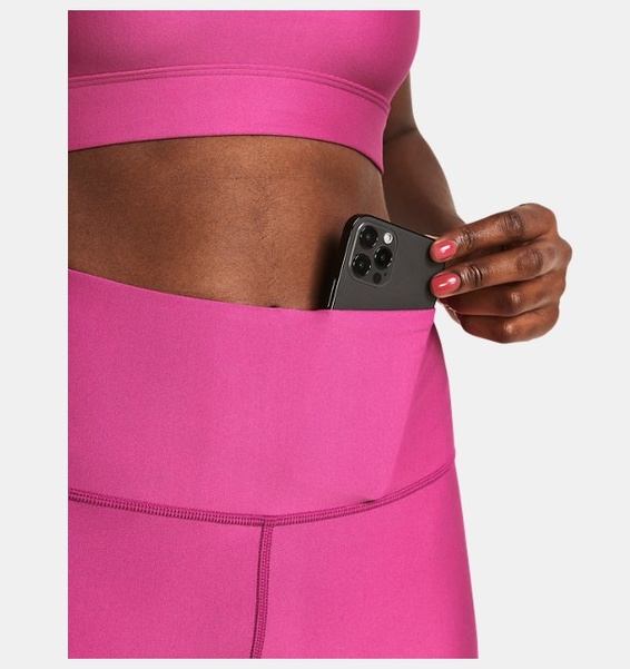 Pembe Kadın HeatGear® Armour Bisiklet Şortu