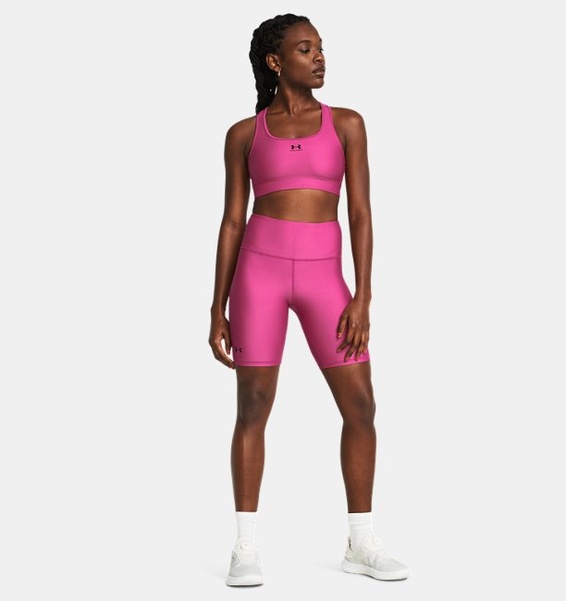 Pembe Kadın HeatGear® Armour Bisiklet Şortu