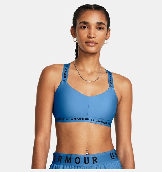Mavi Kadın UA Crossback Low Spor Sütyeni