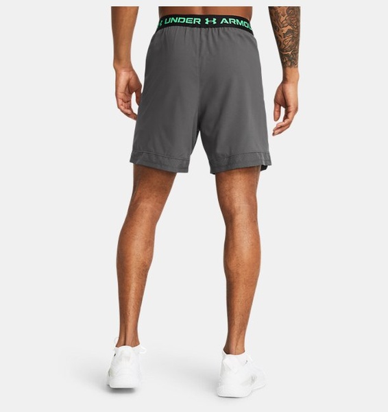 Gri Erkek UA Vanish Dokuma 6inch Şort