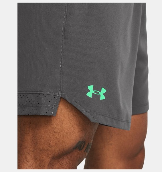 Gri Erkek UA Vanish Dokuma 6inch Şort