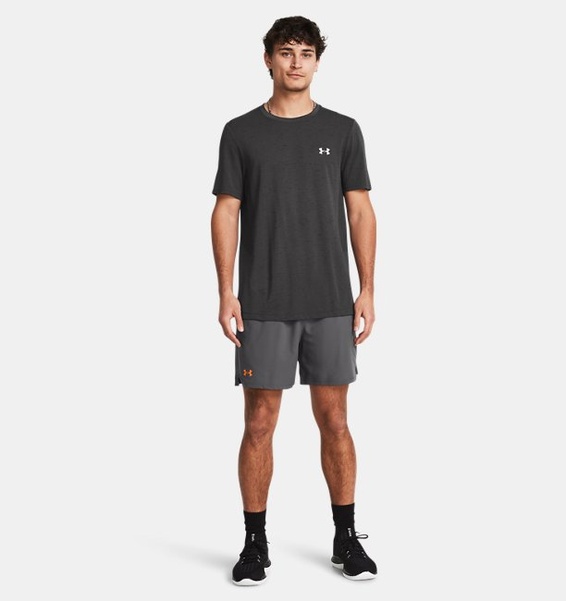 Gri Erkek UA Vanish Dokuma 6inch Şort