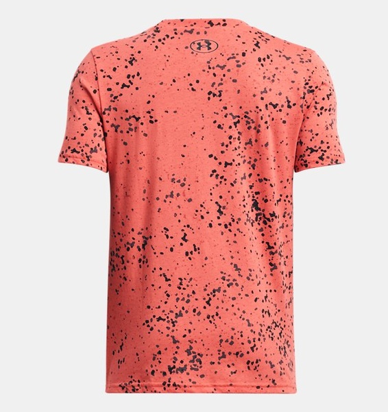 Pembe Erkek Çocuk UA Sportstyle Logo Baskılı Kısa Kollu