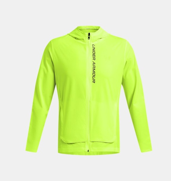 Neon Sarı Erkek UA Outrun the Storm Ceket