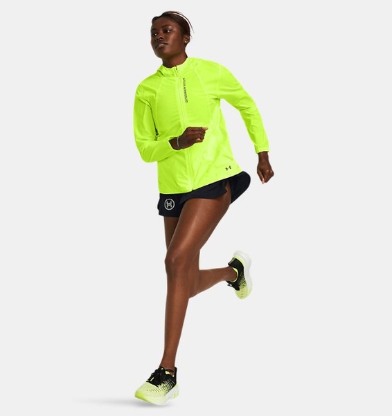 Neon Sarı Kadın UA OutRun the Storm Ceket
