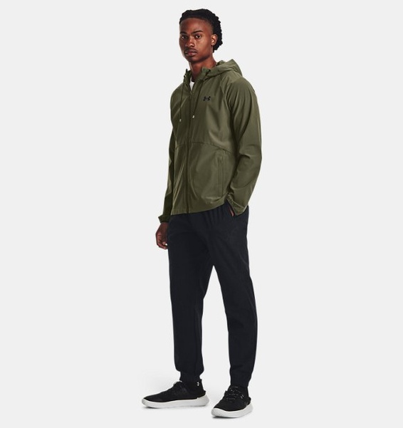 Haki Erkek UA Stretch Dokuma Rüzgarlık
