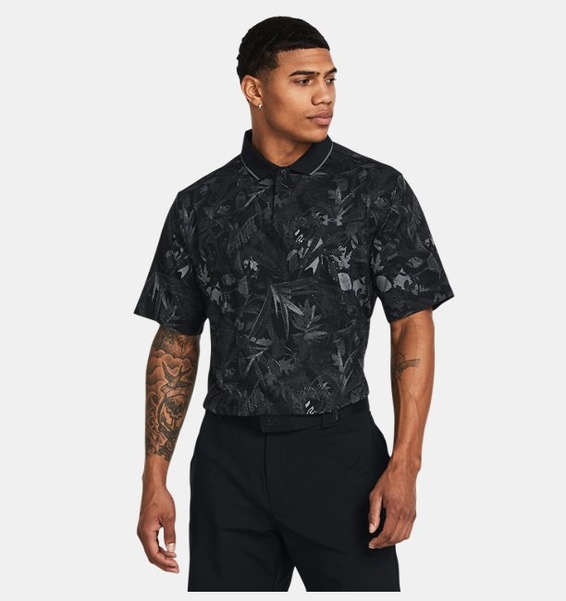 Siyah Erkek UA Serin Tutan Edge Polo