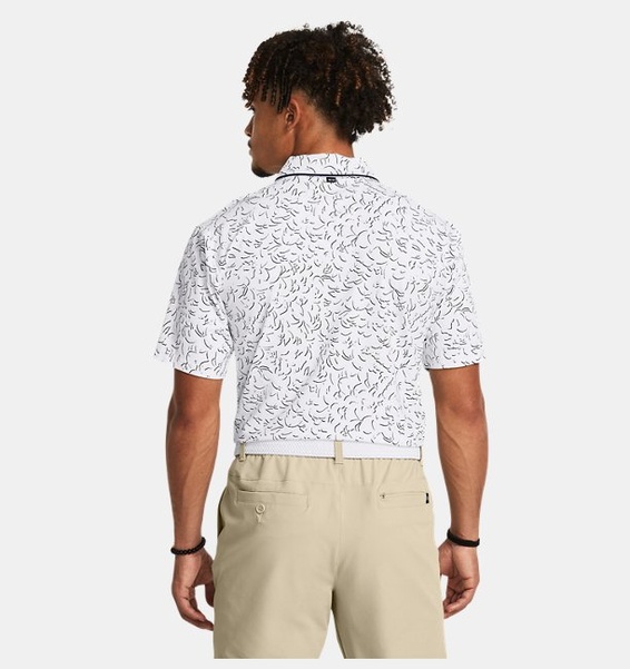 Beyaz Erkek UA Serin Tutan  Verge Polo