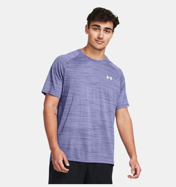 Mor Erkek UA Tech™ 2.0 Tiger Kısa Kollu T-shirt