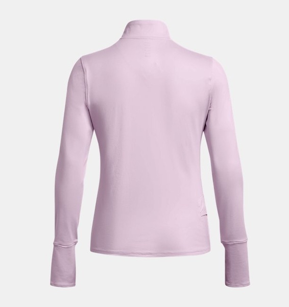 Mor Kadın UA Launch Pro Yarım Fermuarlı Uzun Kollu T-shirt