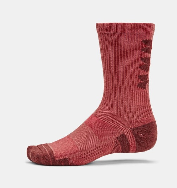 Kırmızı Unisex UA Perf Tech Nov 3’lü Paket Crew Çorap