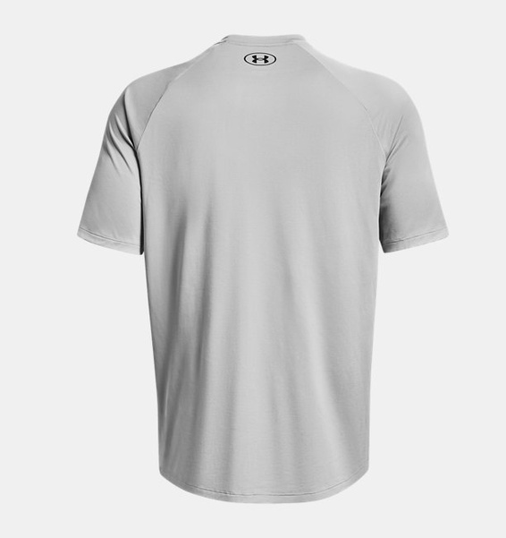 Gri Erkek UA Tech™ Baskılı Fill Kısa Kollu T-shirt