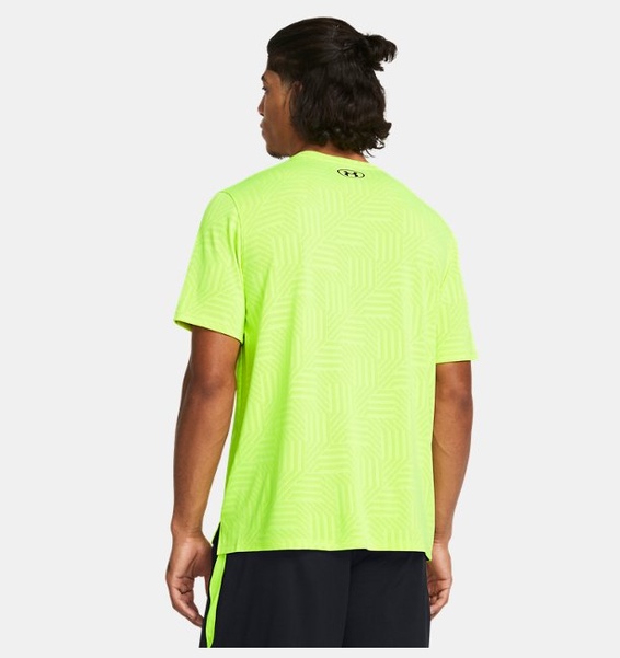 Neon Sarı Erkek UA Tech™ Pencereli Geotessa Kısa Kollu T-shirt