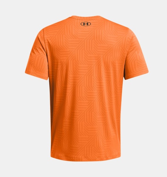 Turuncu Erkek UA Tech™ Pencereli Geotessa Kısa Kollu T-shirt