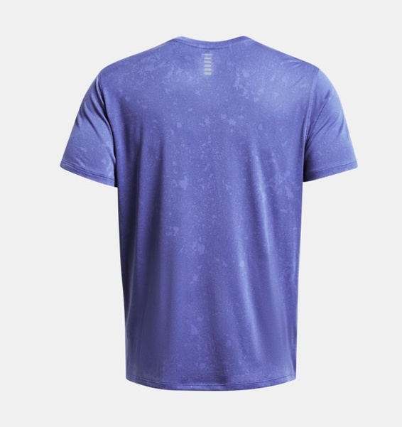 Mor Erkek UA Launch Splatter Kısa Kollu T-shirt
